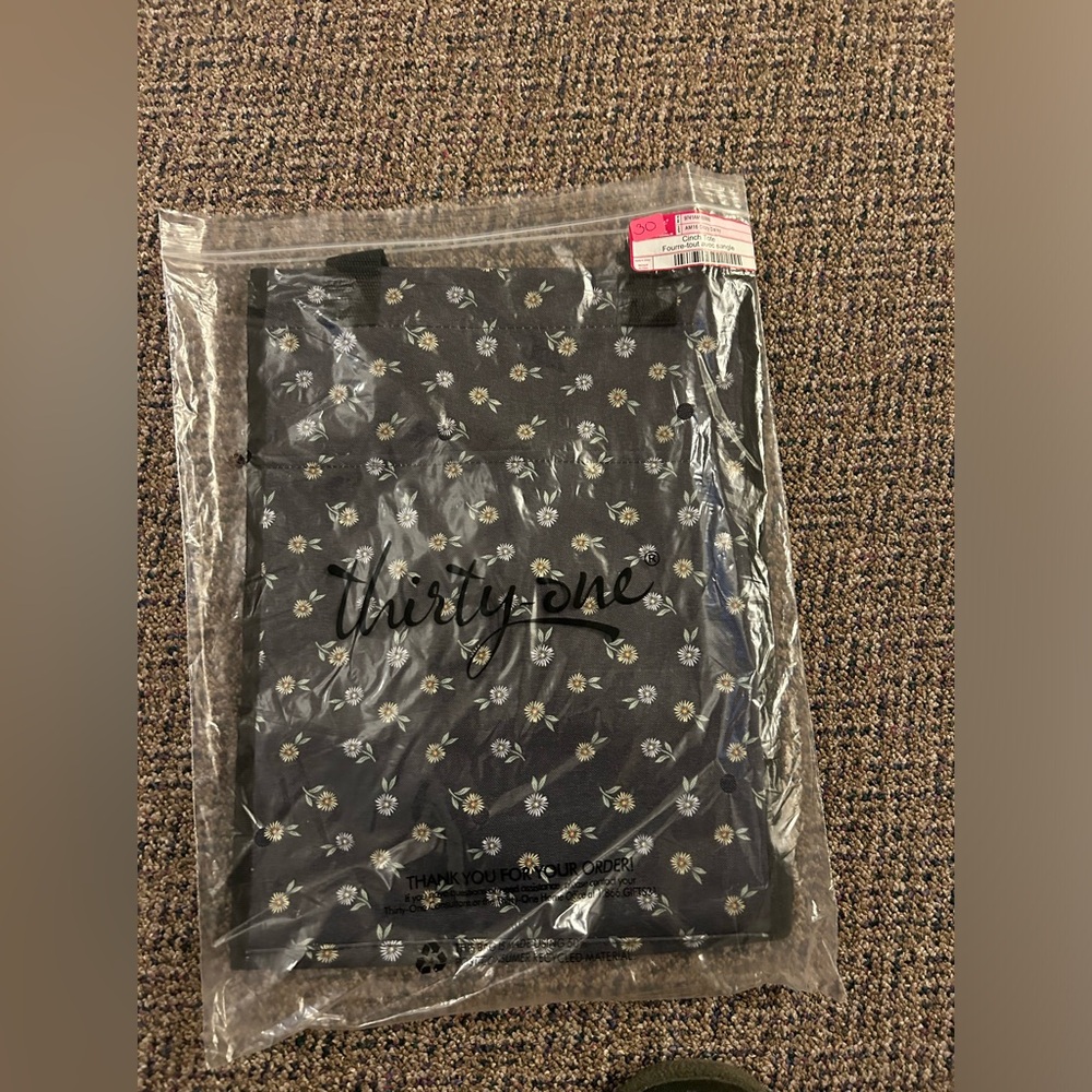 Thirty one cinch tote ditzy daisy